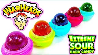 DIY  EOS you CAN EAT! WARHEADS EXTREME SOUR Candy Treat!! Super Sour, Satisfying EDIBLE Candy!!