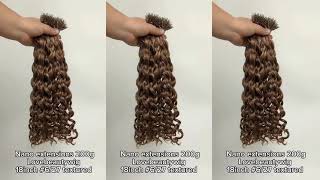 lovebeautywig | 18inch Textured Highlight 6/27 Nano Extensions Human Hair 200g#nanohairextensions