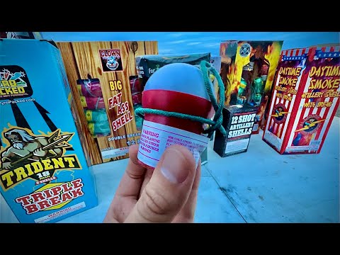 STRANGE ARTILLERY SHELL FIREWORKS (Bobbers, 2”, Mini, Daytime)