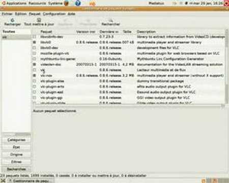comment installer synaptic