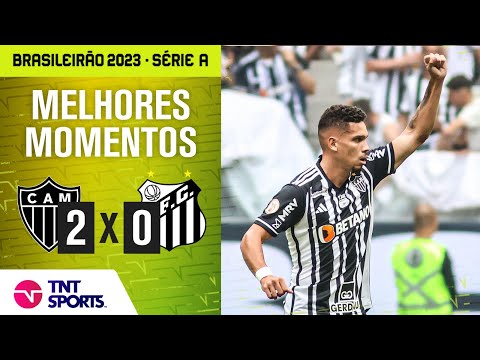 PAULINHO FAZ OS DOIS PRIMEIROS GOLS DA HISTÓRIA DA ARENA MRV E GALO VENCE! ATLÉTICO MG 2 X 0 SANTOS