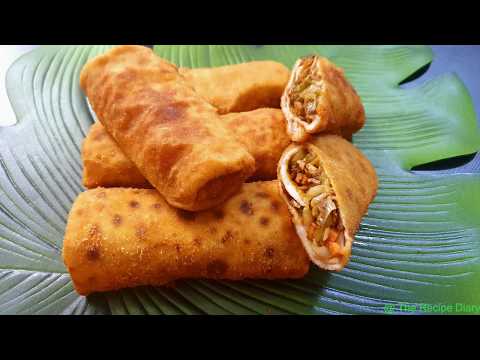EGG ROLLS RECIPE | Chinese Style Crispy Spring Rolls