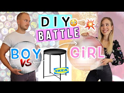 DIY EPOXIDHARZ TISCH 💥 DIY Battle 2.0 mit meinem Freund! Cali Kessy