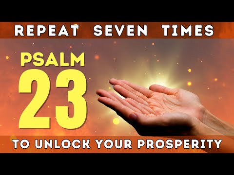 Psalm 23 Prayer For Prosperity And Abundance