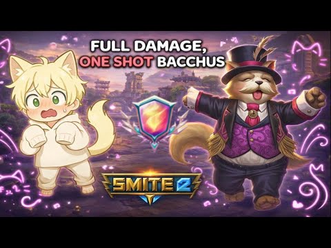 FULL DAMAGE, ONE SHOT BACCHUS IS CRAZY!  - Smite 2 Arena Gameplay
