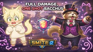 FULL DAMAGE, ONE SHOT BACCHUS IS CRAZY!  - Smite 2 Arena Gameplay