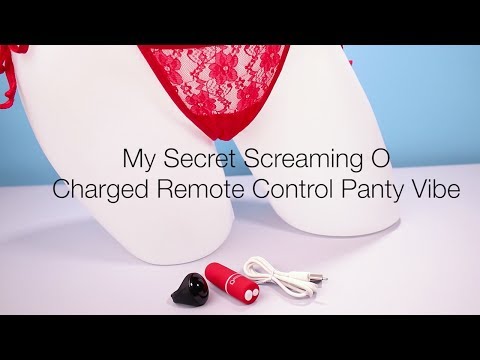 THE SCREAMING O - REMOTE CONTROL PANTY VIBE RED