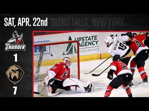 4/22/23 Newfoundland Growlers 7 - Adirondack Thunder 1