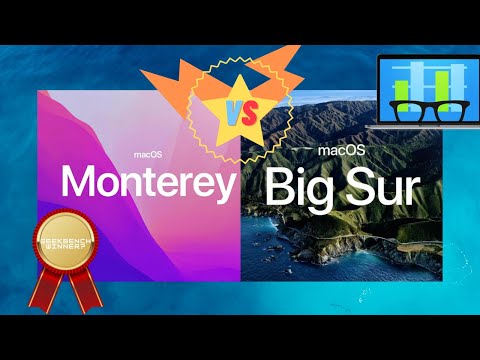 Mac OS Big Sur Vs Mac OS Monterey | Geekbench Test on Mac Book Air M1 chip