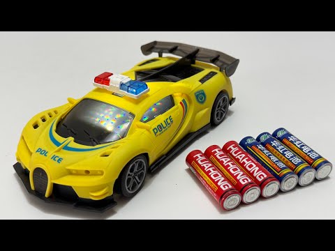 Unboxing RC Drift Police Car, Electric Gear Military Transport Plane, RC Racing Car, EV School Bus