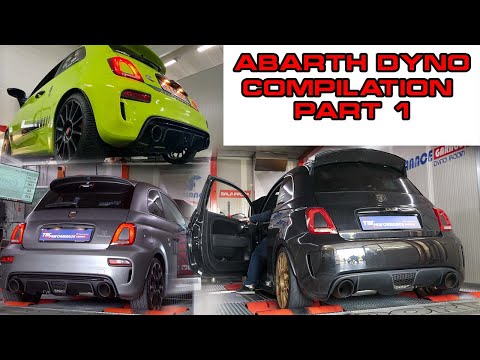 ABARTH DYNO TEST SOUND COMPILATION - Part 1
