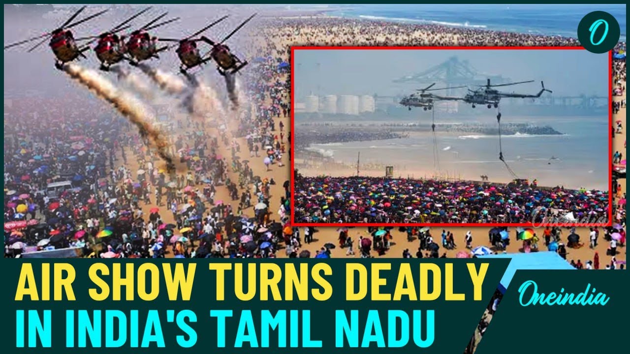 Shocking: 5 Die In Mega Air Show In India | Tragedy Strikes IAF Chennai Event | Key Details