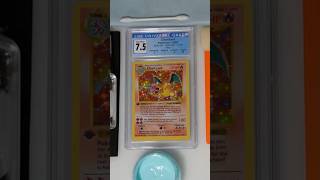 Charizard 1st ed is back from beckett! 🔥 #pokemon #pokemoncards #pokemontcg #pokemoncommunity