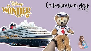 disney wonder alaskan cruise embarkation day | vlogtober day 10