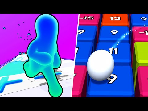 MERGE RUSH vs POINT HOP - Max Level Gameplay (Part 1)