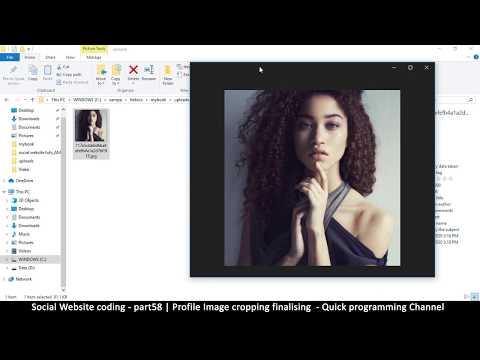 Social Website from scratch Part 8 Profile Page Top Bar | PHP | HTML | CSS | MYSQL Database