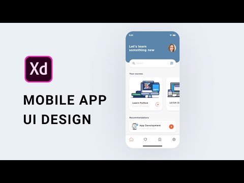 Adobe XD Tutorial : Mobile App UI Design