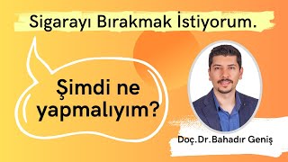 Sigarayı Bırakmak İstiyorum! ŞİMDİ NE YAPMALIYIM?