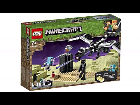 LEGO Minecraft 2019 sets! The End, but not THE END.