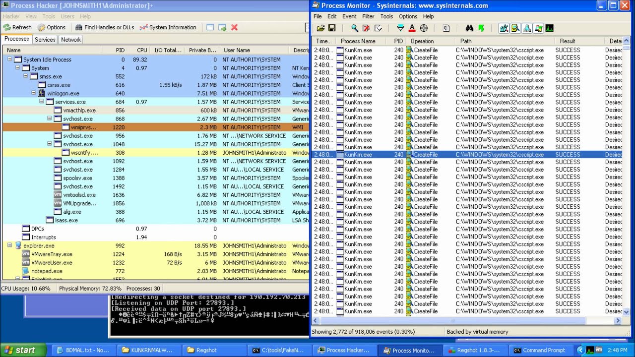 TekTip ep2 - Basic Dynamic Malware Analysis (continued)