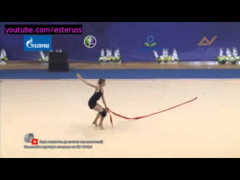 Aleksandra Soldatova Training Ribbon - Russian Championships Penza 2014