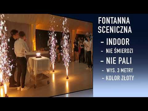 Fontanna Sceniczna 3 metry Złota NSGF0330