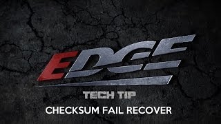 Checksum Fail Recover
