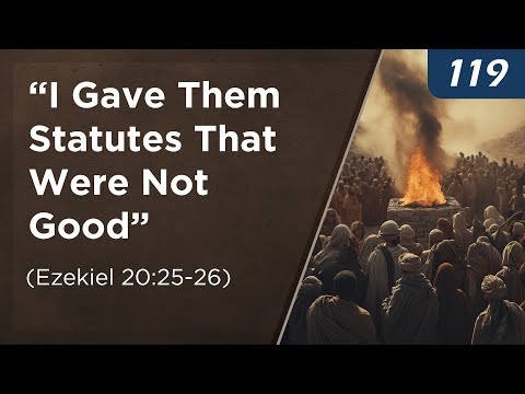 "I Gave Them Statutes That Were Not Good" (Ezekiel 20:25-26) thumbnail