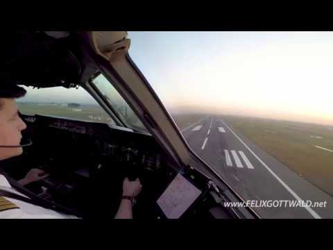 Pilot's View - Approach to Nairobi Airport MD-11 Cockpit view
