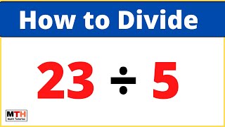 23 divided by 5 (long division) || 23÷5, value of 23/5