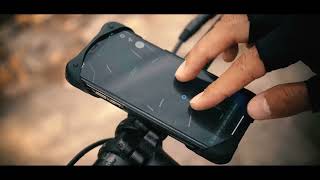 Support et Protection RCT pour Smartphone sur guidon. Twist & Scoot de Zulupack. Universel