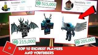 Top 10 Richest Roblox Accounts Th Clip -