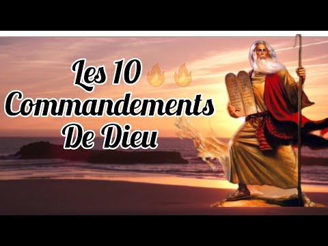 LES DiX COMMANDEMENTS DE DIEU (Exode 20 vs 1-17)-Connaître par cœur❤️