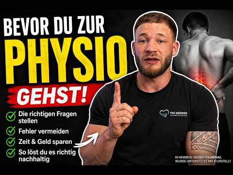 Rückenschmerzen? Das würde ich tun, BEVOR ich zur Physiotherapie gehe