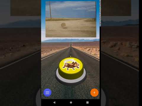 Crickets Sound Prank Button