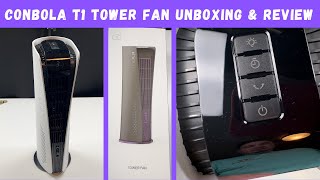 CONBOLA T1 Tower Fan Unboxing & Review