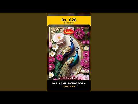 Baalar Gulmohar Vol 4 Stitched Suits – product video thumbnail