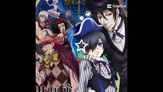 Black Butler Book of circus characters 💕🌸