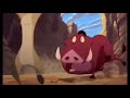 Timon And Pumbaa Running Away From The Windmill
