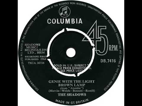 UK New Entry 1964 (273) The Shadows - Genie With The Light Brown Lamp
