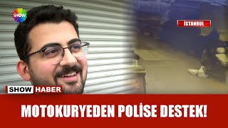 Polis şüpheliyi motokurye sayesinde yakaladı!