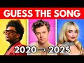 Guess The Song 2020 2025 Most Popular Songs Music Quiz