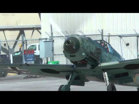 FHC's Bf109 DB601 engine run and brake test.