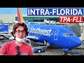 Flying Southwest Airlines WITHIN Florida Tampa To Fort Lauderdale