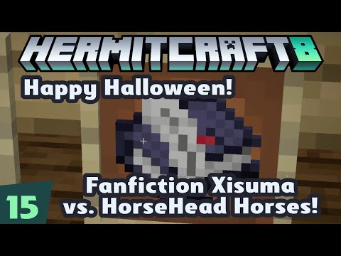 HermitCraft 8 ep 15 — Happy Halloween! Spooky fan-fiction writing!