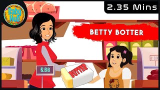 Betty Botter  | Tongue Twisters | Nursery Rhymes &amp; Kids Songs | English Children&#39;s Songs | BabuHub