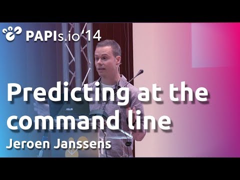 Predicting at the command line - Jeroen Janssens - PAPIs.io '14