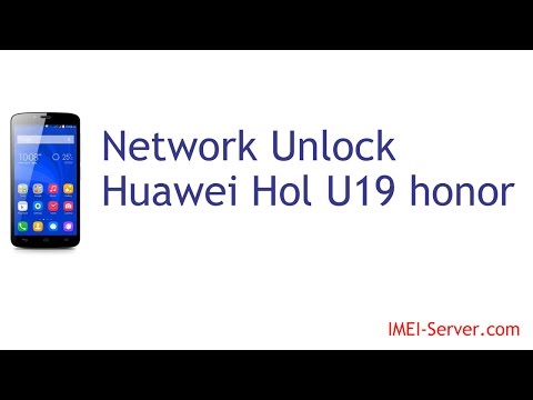 Unlock-Instruction for Huawei Hol U19 Honor from Life Belarus