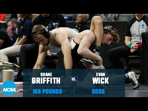 Shane Griffith vs. Evan Wick: 2022 NCAA wrestling championship semifinal (165 lb.)
