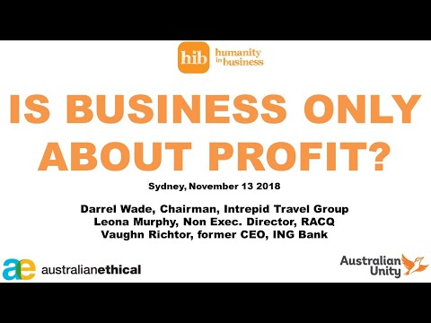 Is Business Only About Profit?